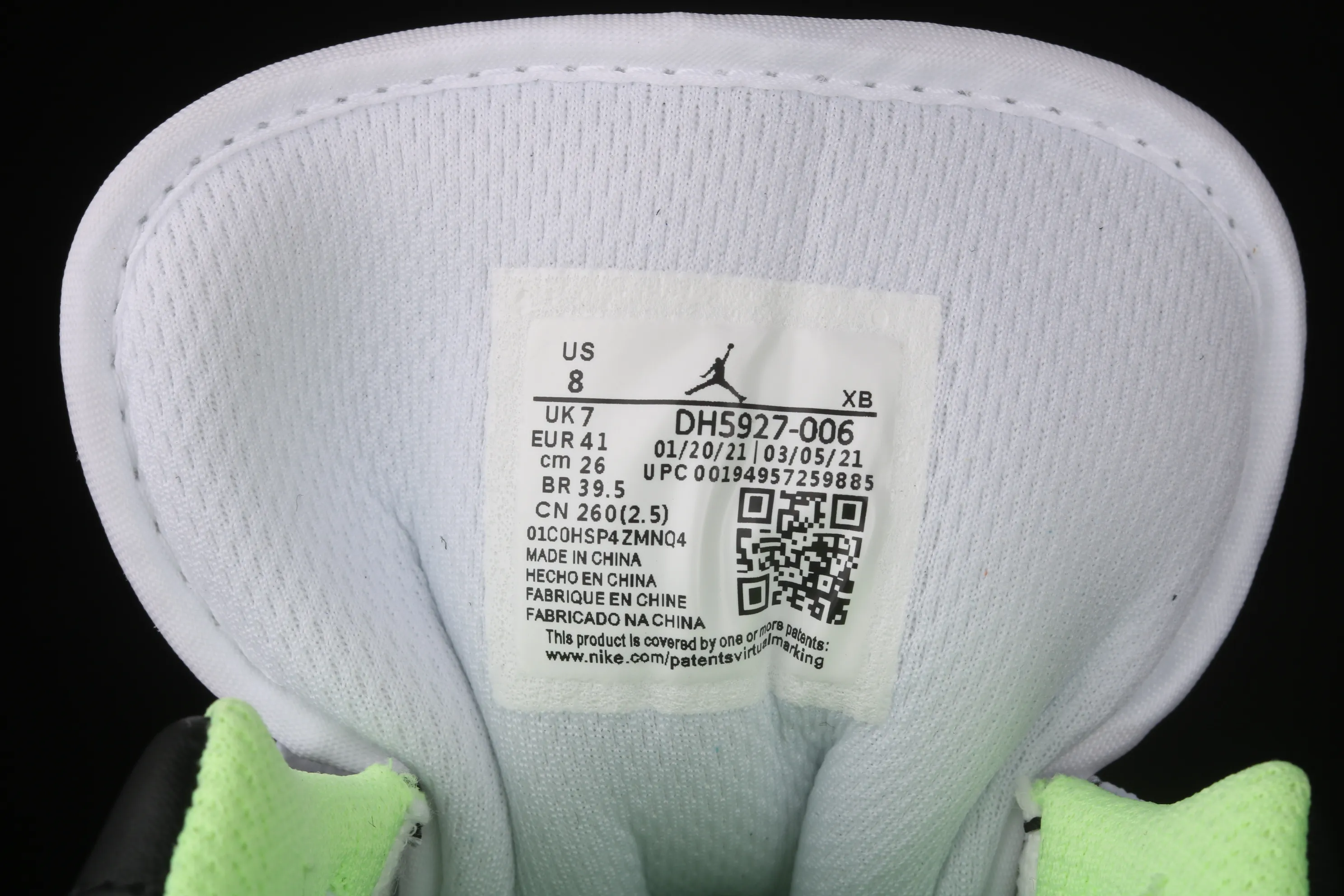 All categories Air Jordan Jordan series basketball shoes Air Jordan 1 Low Air Jordan 1 Low AJ1 Joe 1 low-top cultural and leisure sports sneakers DH5927-006